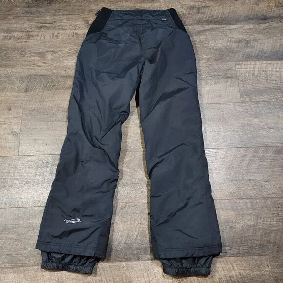 Obermeyer Ski Pants Size 10 Snow Board Black Water Proof Resistant - Picture 3 of 16